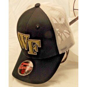 Wake Forest Freedom Fighter Headwear Black Hat Snap Back Closure by Zephyr